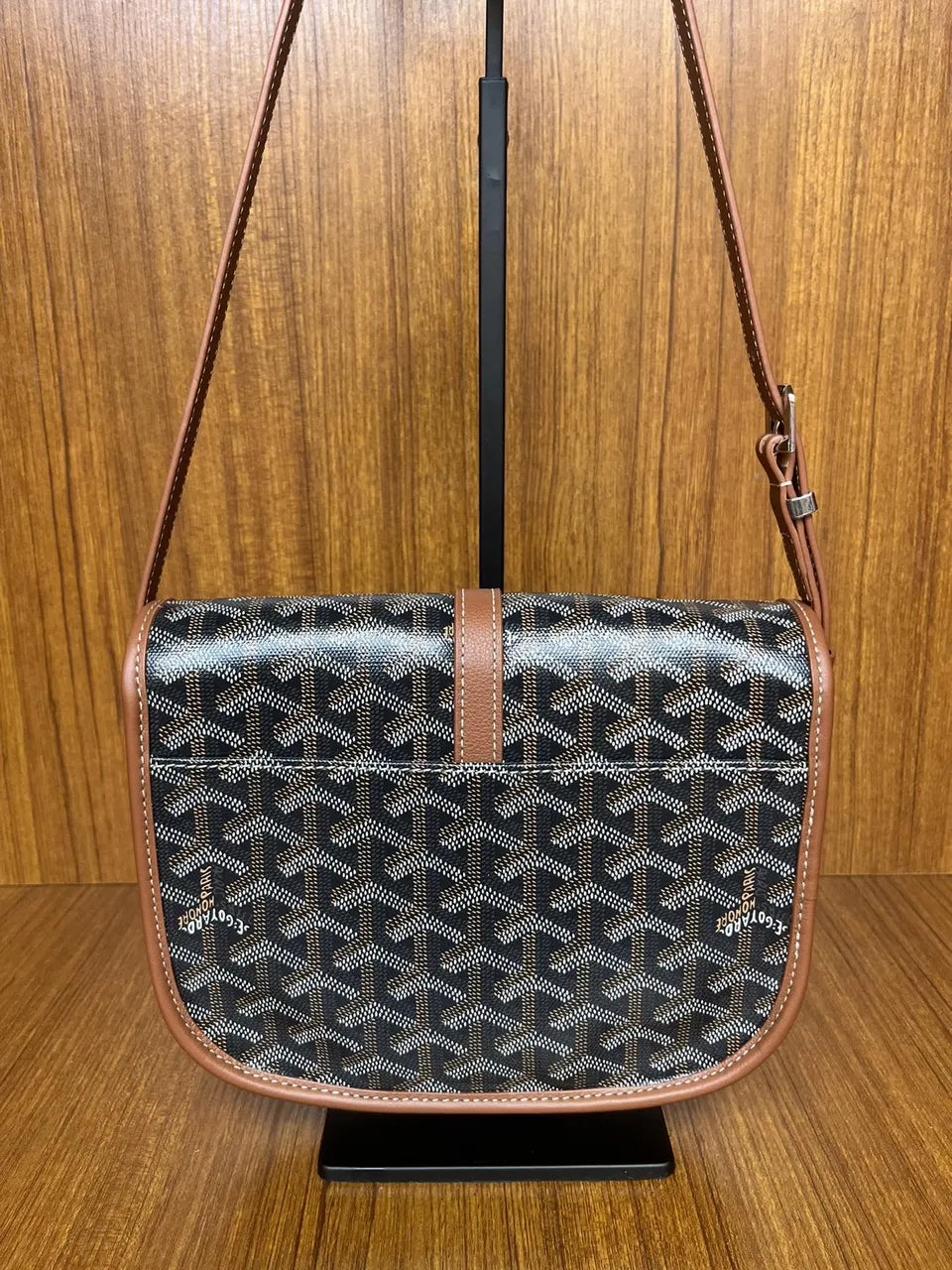 Goyard Black Goyardine Umbrelle Bag - Hình 3