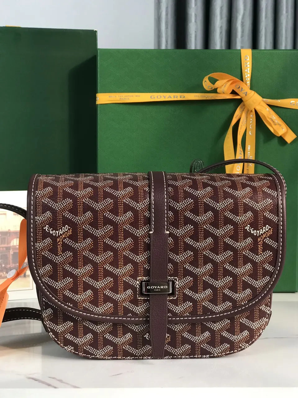 Goyard Plum Saigon Souple Bag