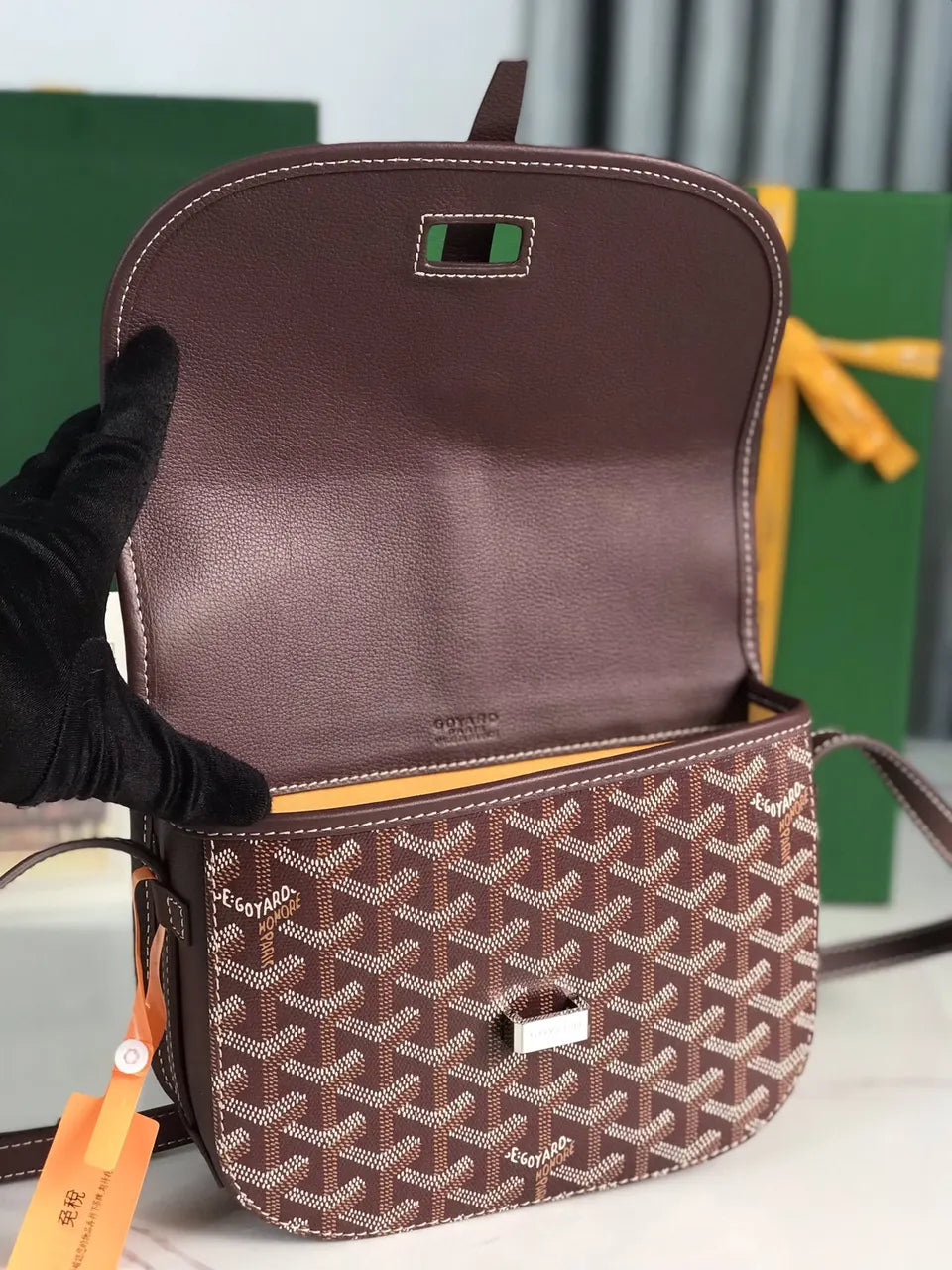 Goyard Plum Saigon Souple Bag - Hình 5