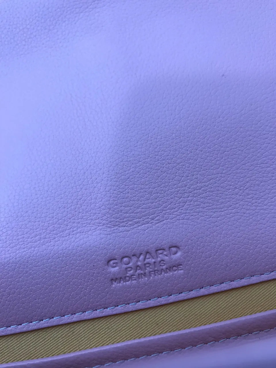 Goyard Rose Salmon Besace - Hình 7