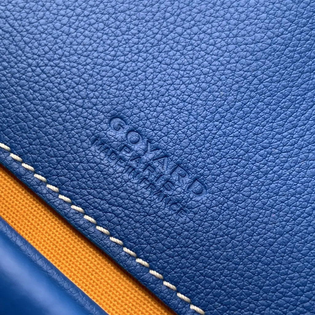 Goyard Sapphire Blue Camera Bag - Hình 8