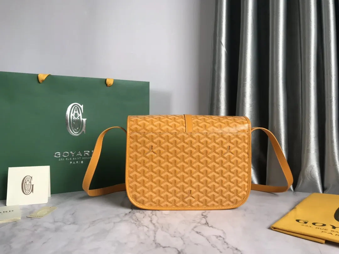 Goyard Mustard Yellow Sac Postal - Hình 2