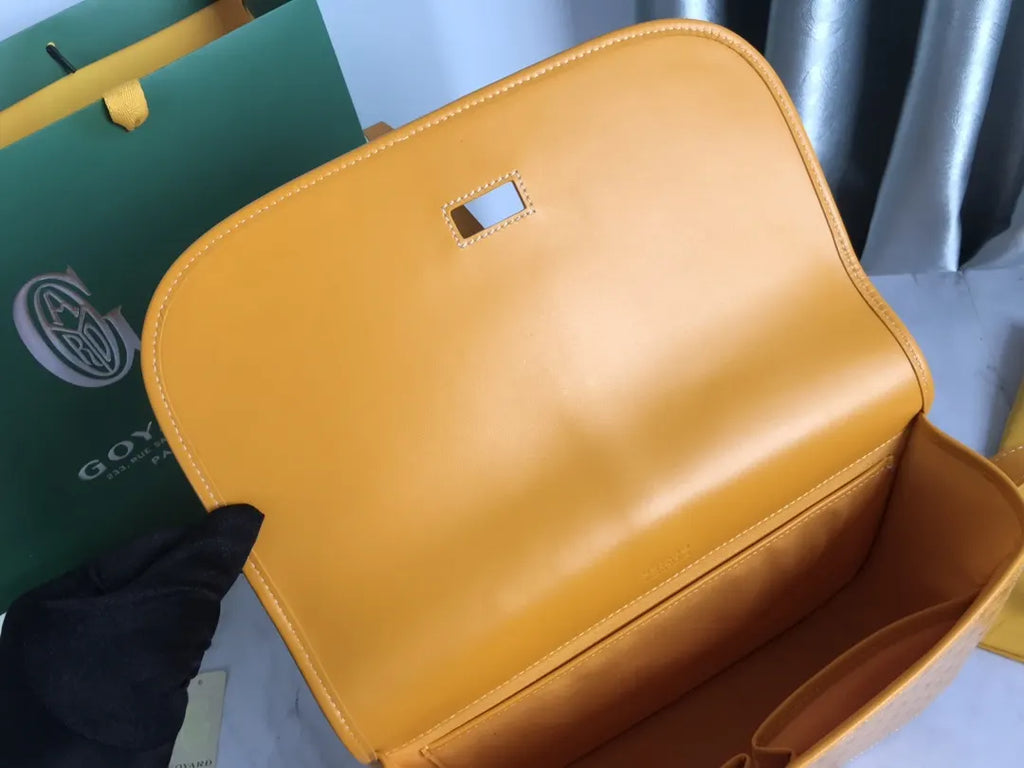 Goyard Mustard Yellow Sac Postal - Hình 7
