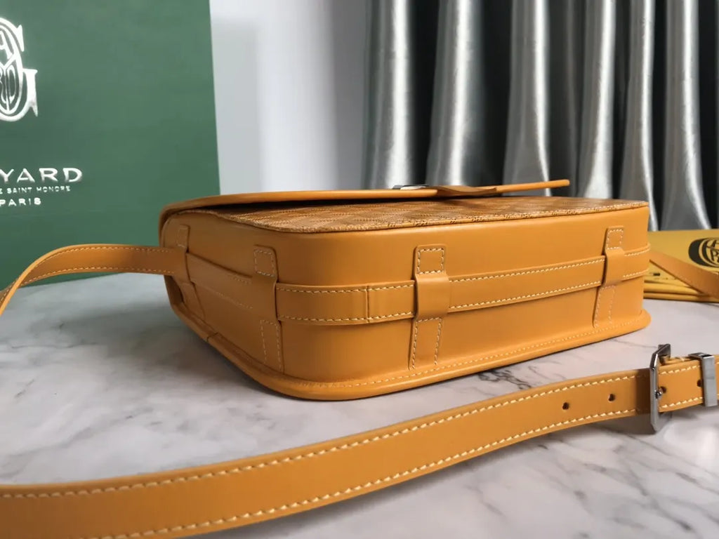 Goyard Mustard Yellow Sac Postal - Hình 3