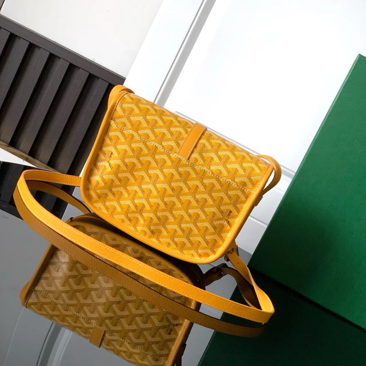 Goyard Gold Elise Bag - Hình 2