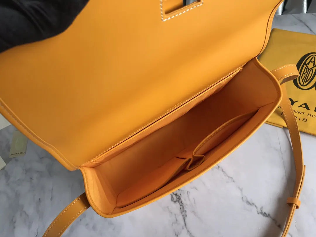 Goyard Mustard Yellow Sac Postal - Hình 6