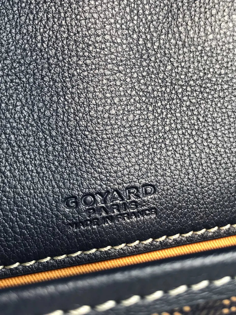 Goyard Marine Blue Saddle Bag - Hình 8