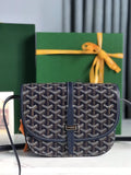 Goyard Marine Blue Saddle Bag