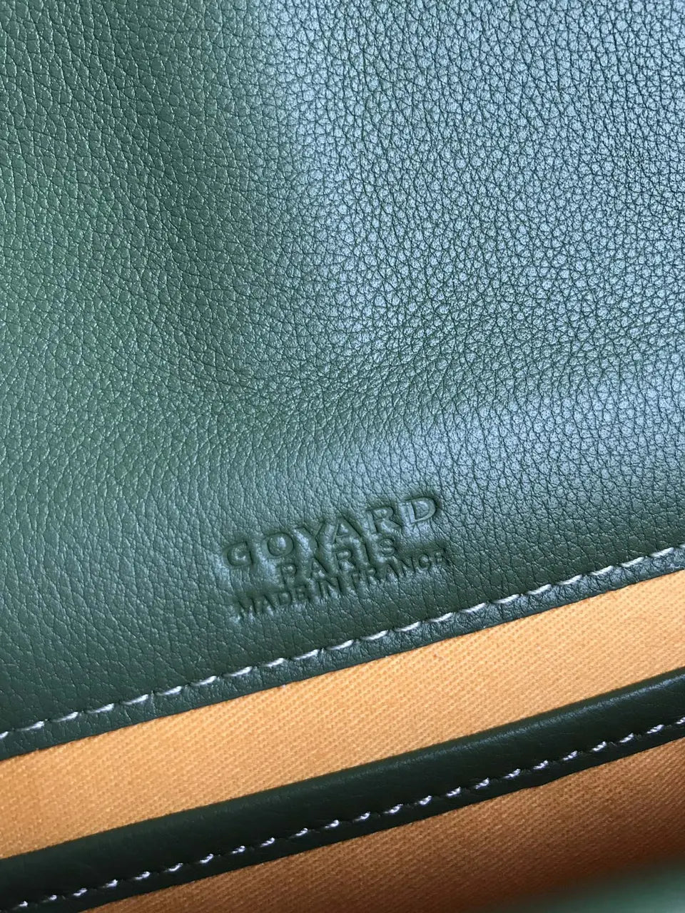 Goyard Olive Green Besace - Hình 8
