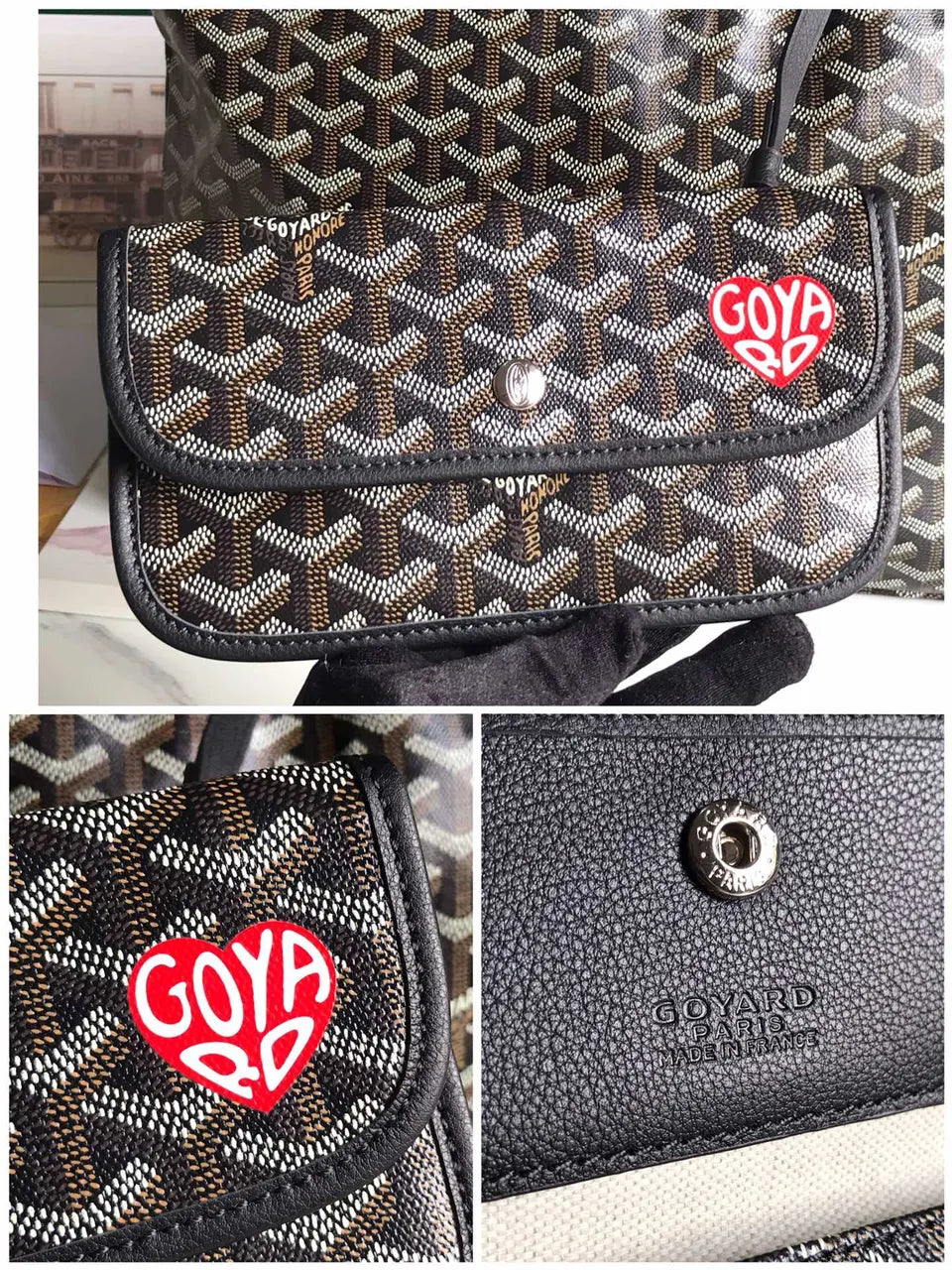 Goyard Olive Green Vendome Hobo - Hình 6