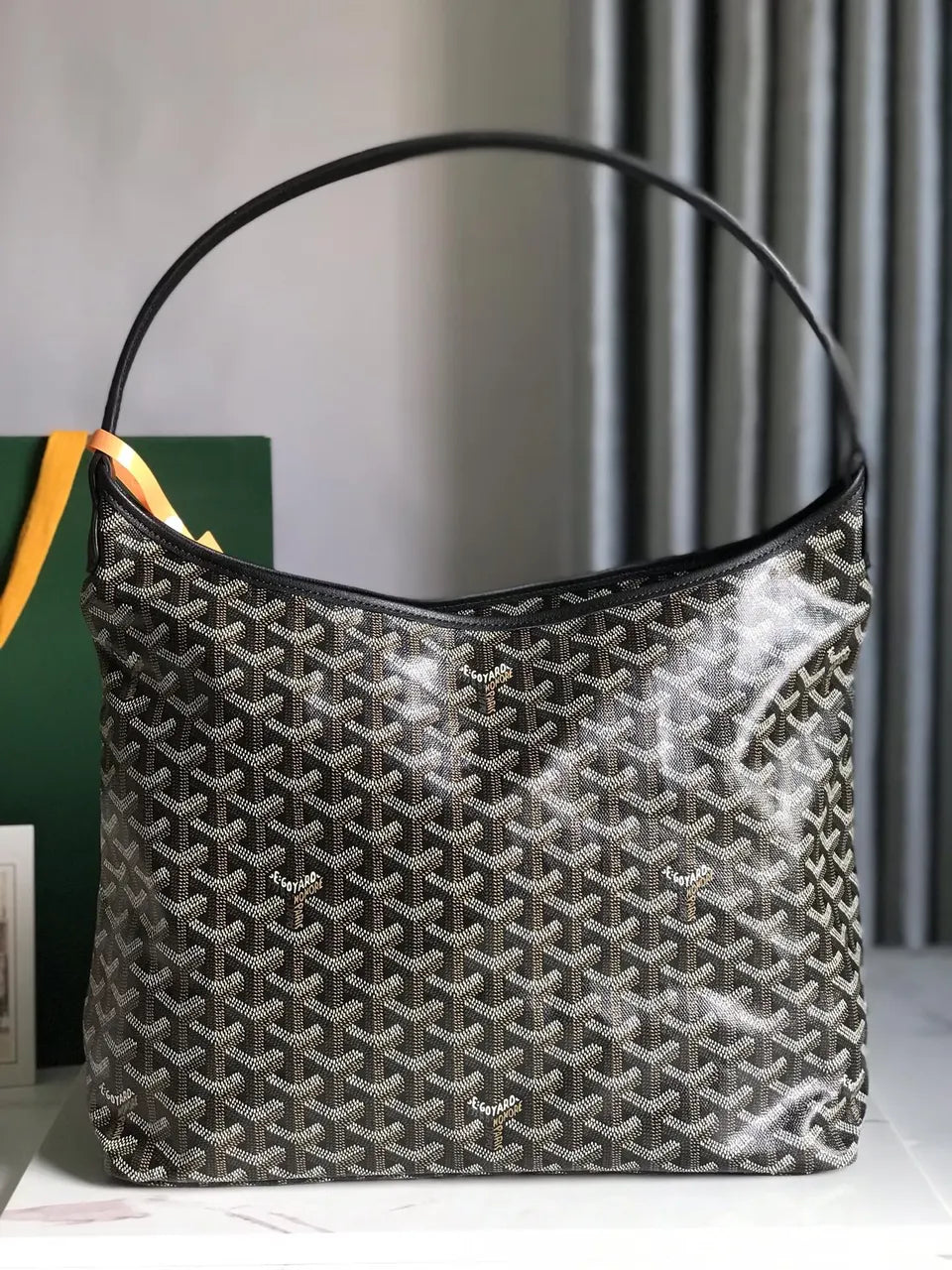 Goyard Olive Green Vendome Hobo - Hình 2