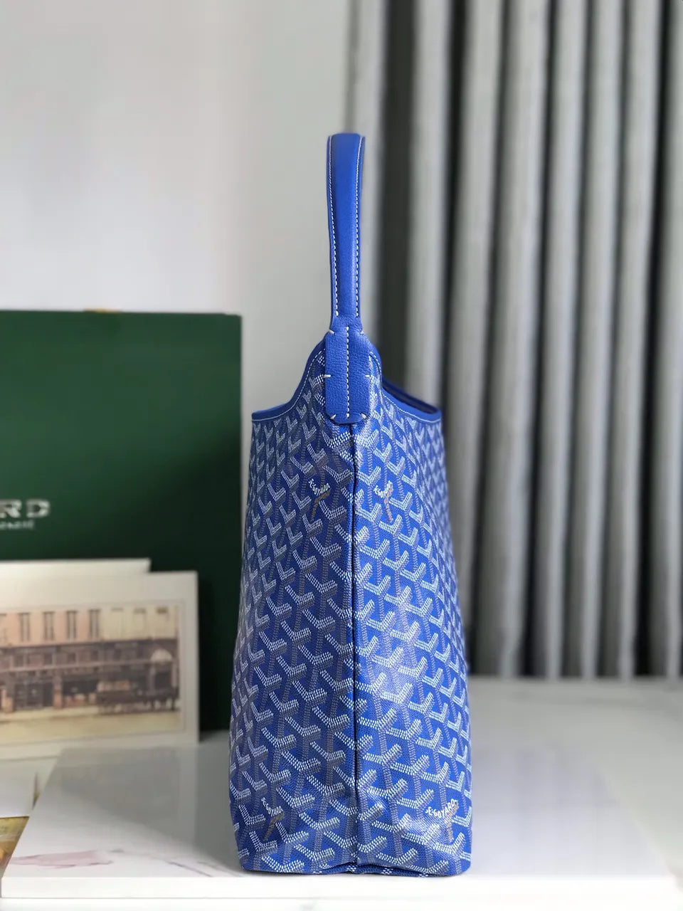 Goyard Royal Blue Vendome - Hình 4