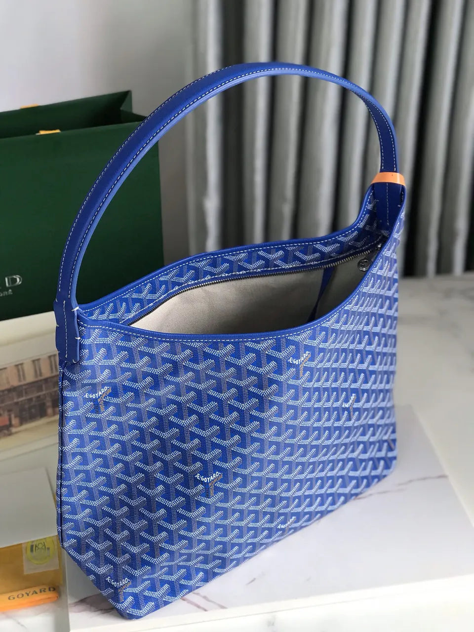 Goyard Royal Blue Vendome - Hình 9