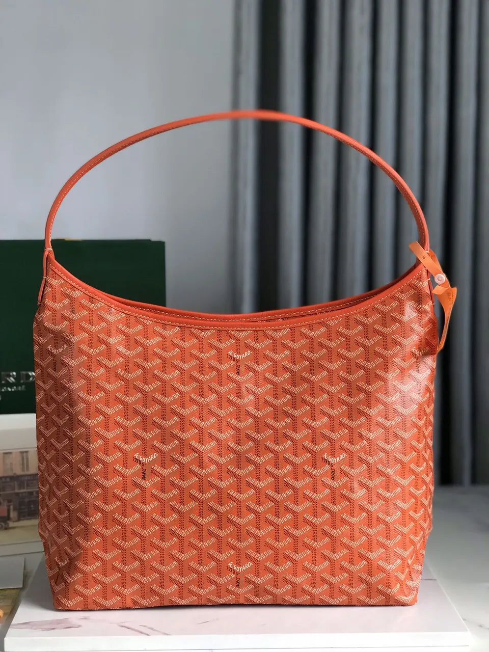 Goyard Orange Vendome Bag