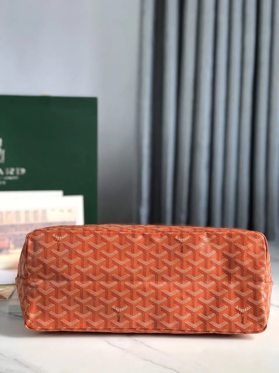 Goyard Orange Vendome Bag - Hình 3
