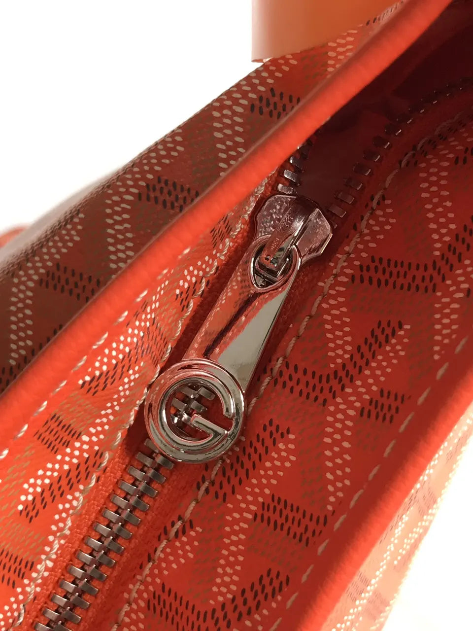 Goyard Orange Vendome Bag - Hình 5