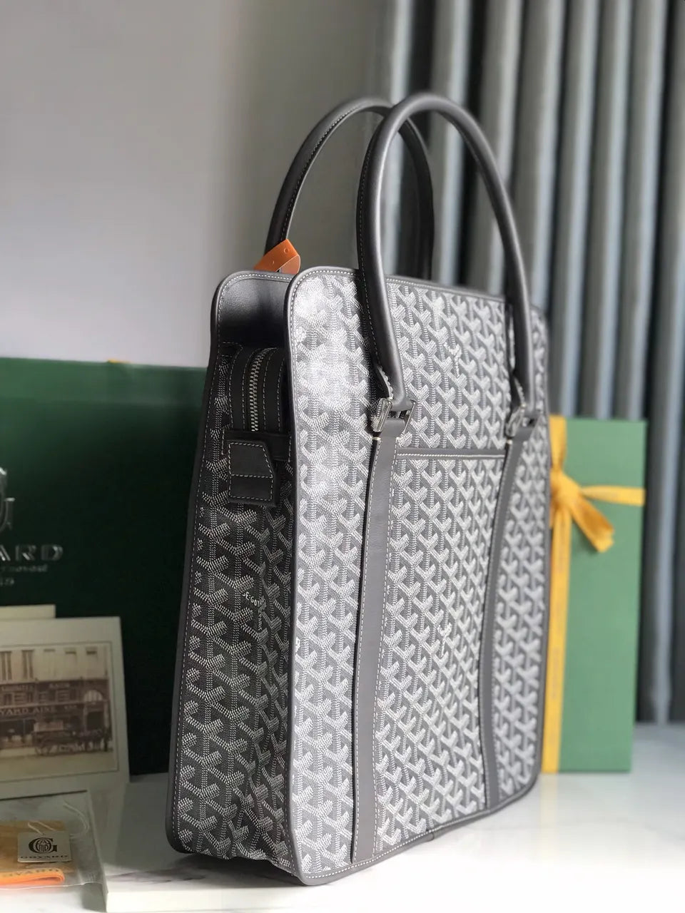 Goyard Graphite Structured Tote - Hình 2