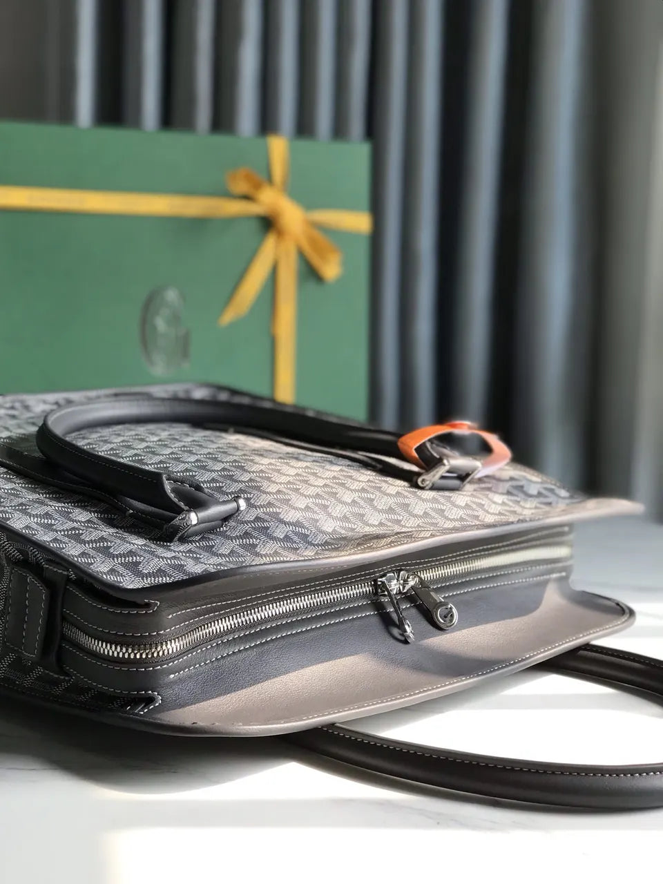 Goyard Graphite Structured Tote - Hình 6