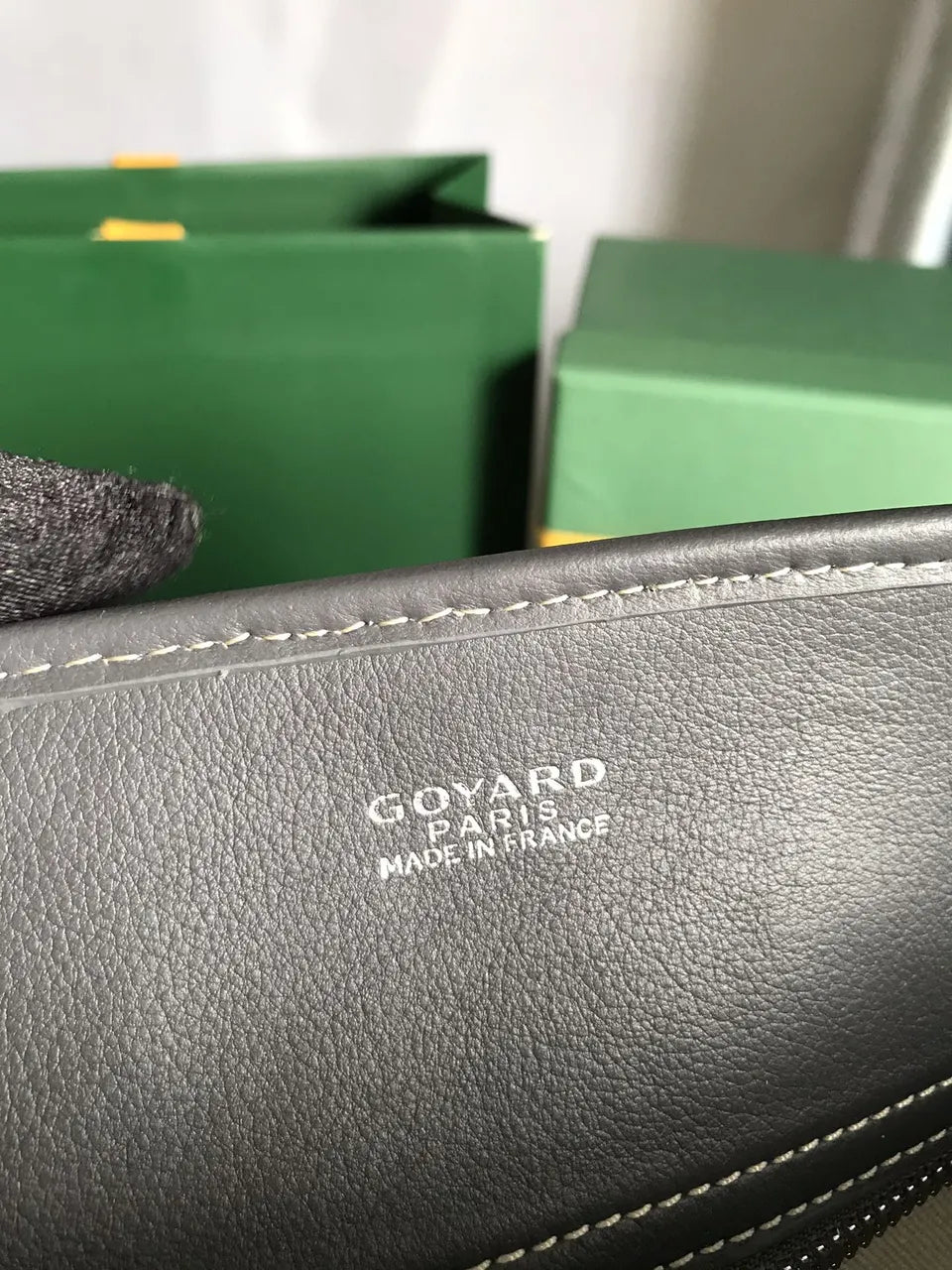 Goyard Graphite Structured Tote - Hình 9
