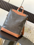 tan Goyard Brown Goyardine Backpack