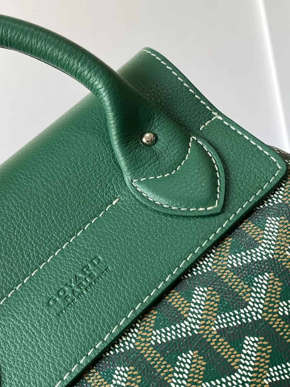 Goyard Green Anjou Backpack - Hình 6