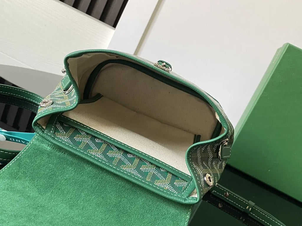 Goyard Green Anjou Backpack - Hình 9