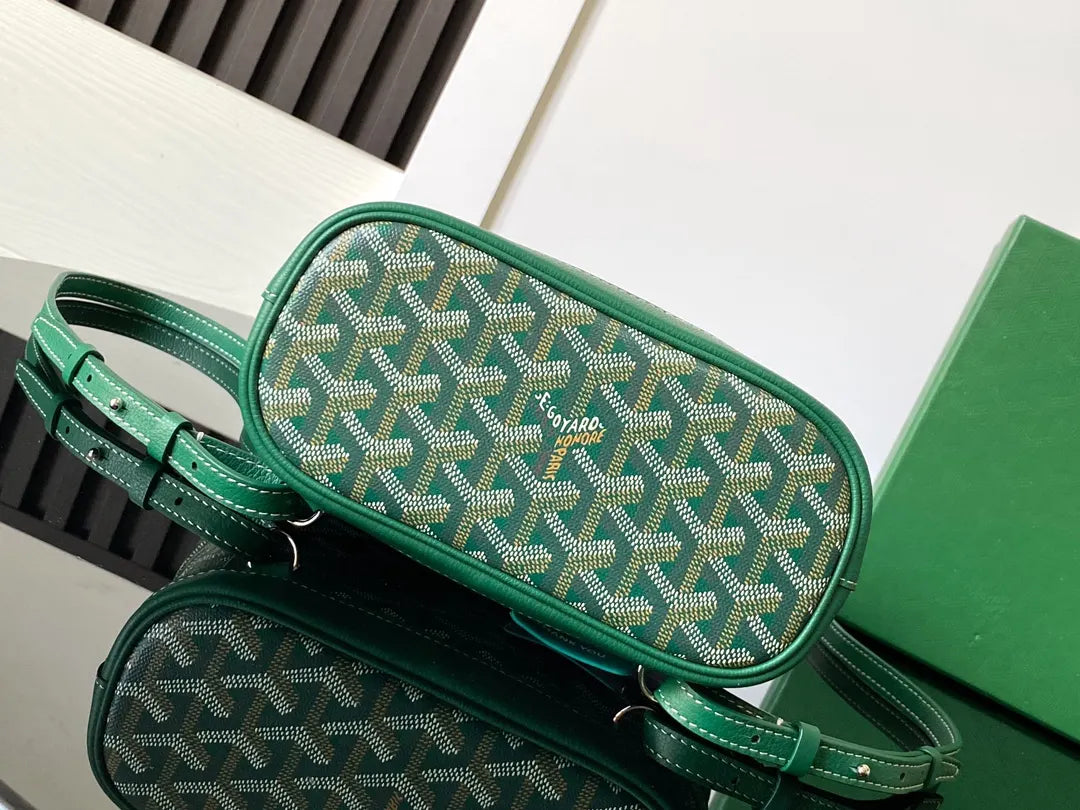 Goyard Green Anjou Backpack - Hình 4