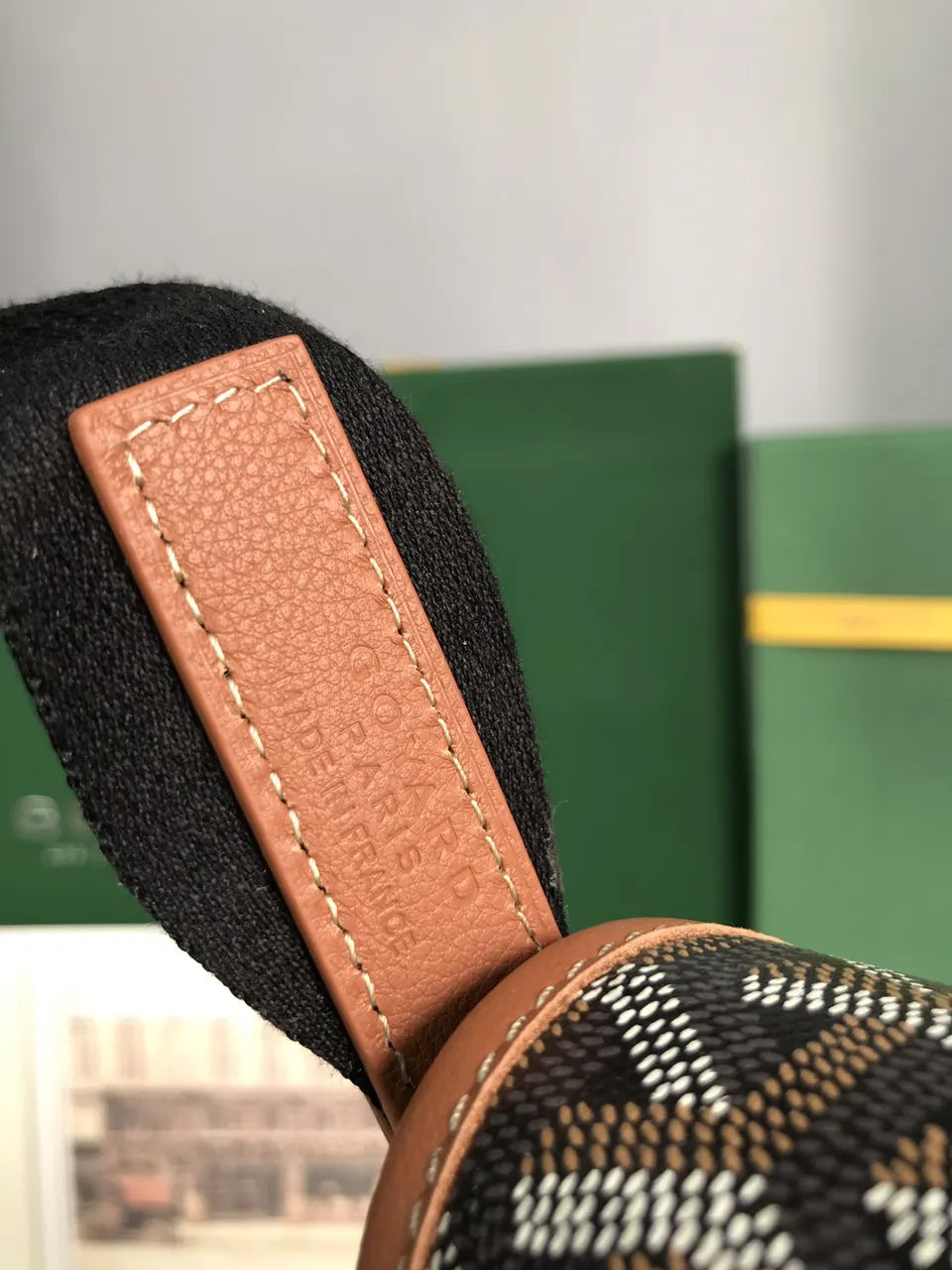 Goyard Brown Messenger Bag - Hình 5