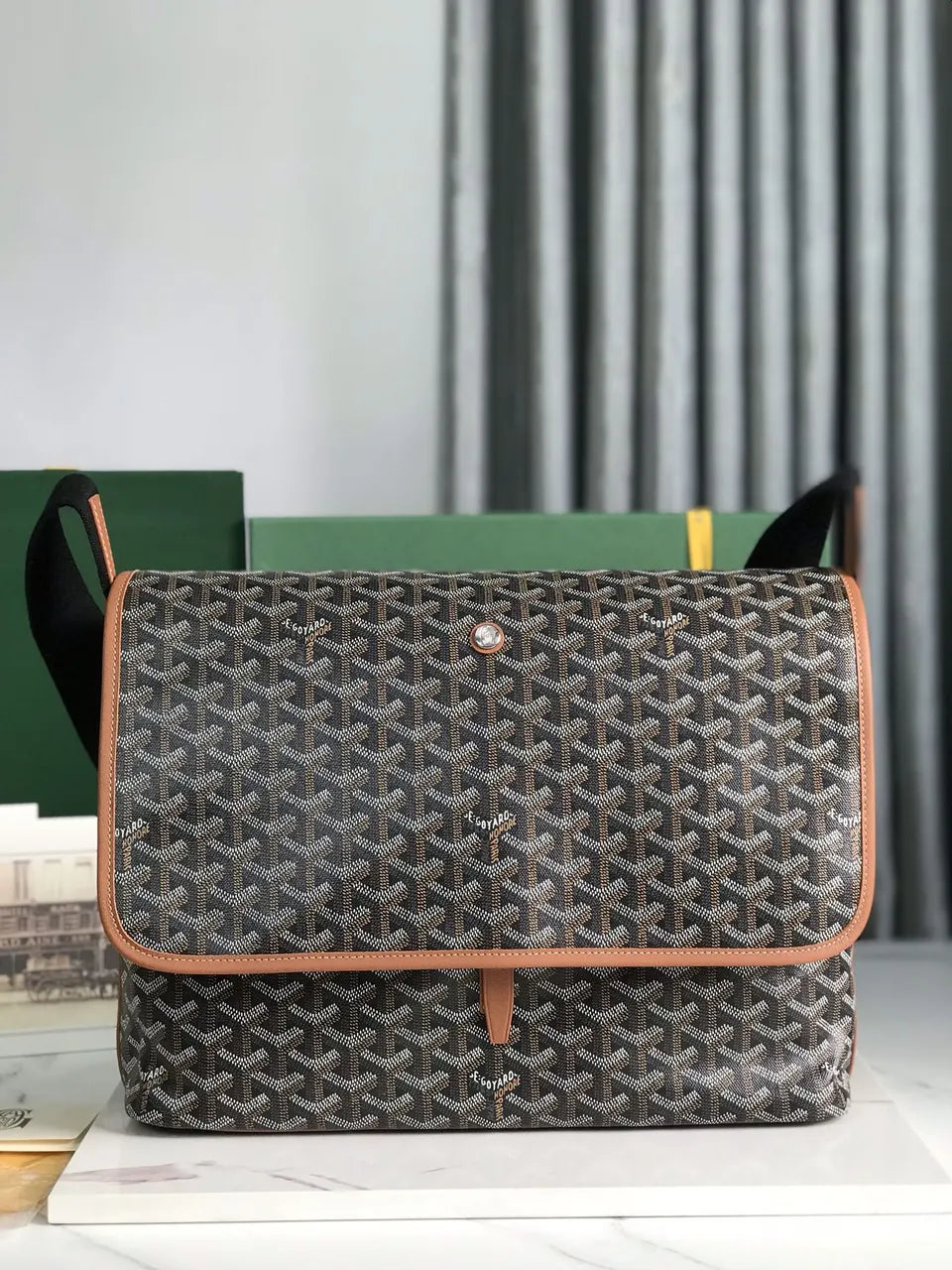 Goyard Brown Messenger Bag