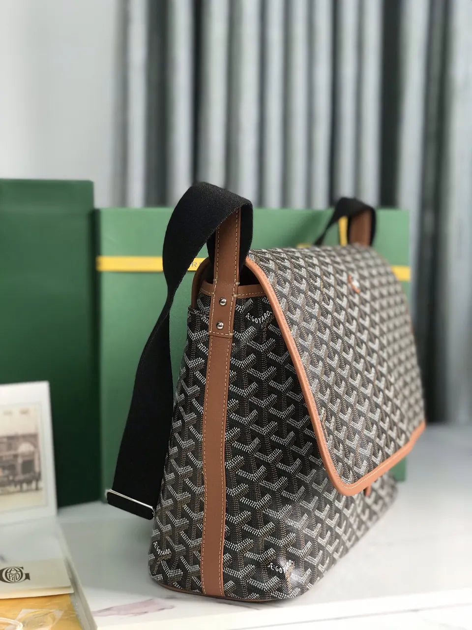 Goyard Brown Messenger Bag - Hình 2