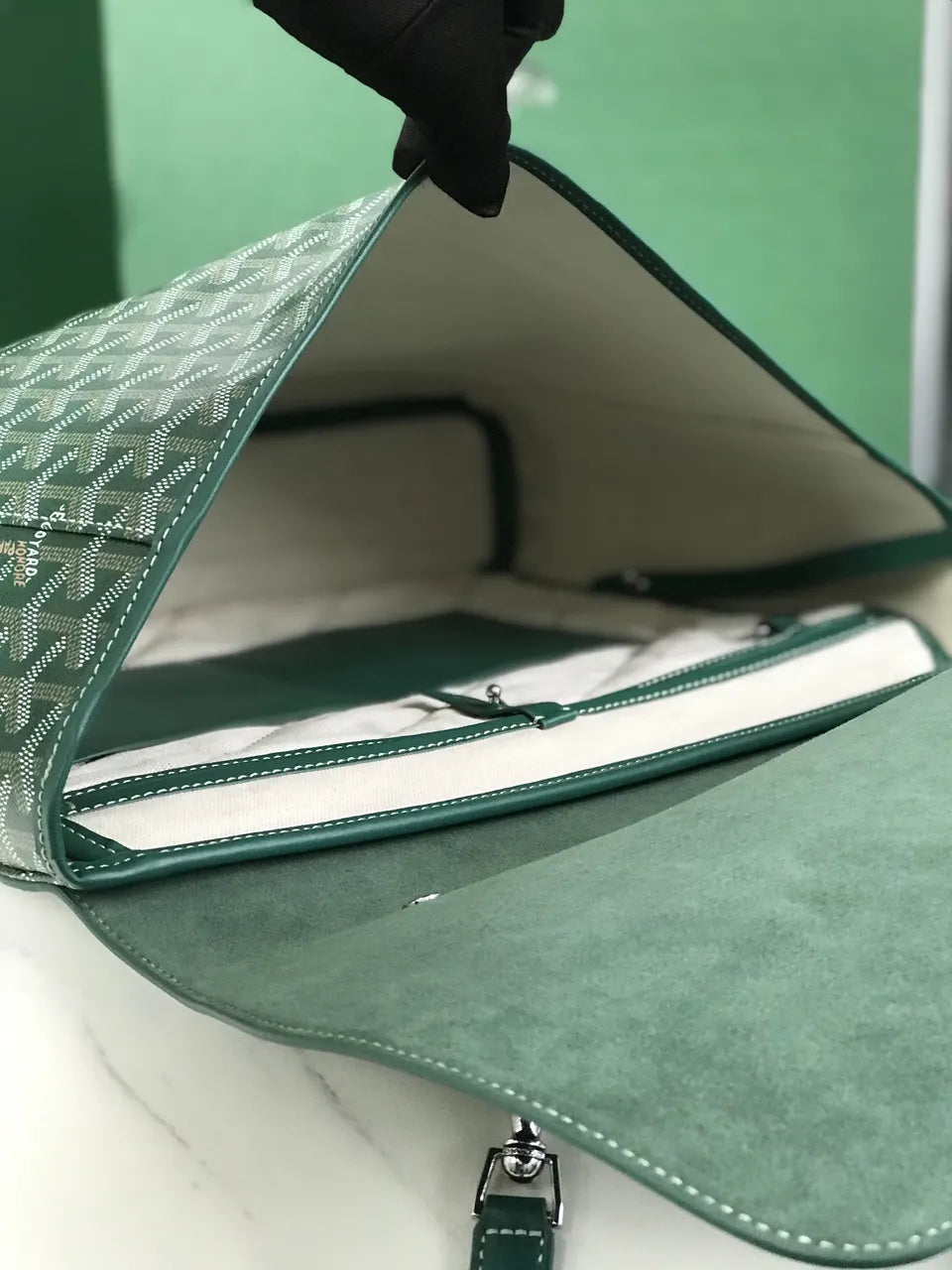 Goyard Vert Green Ambassade - Hình 9