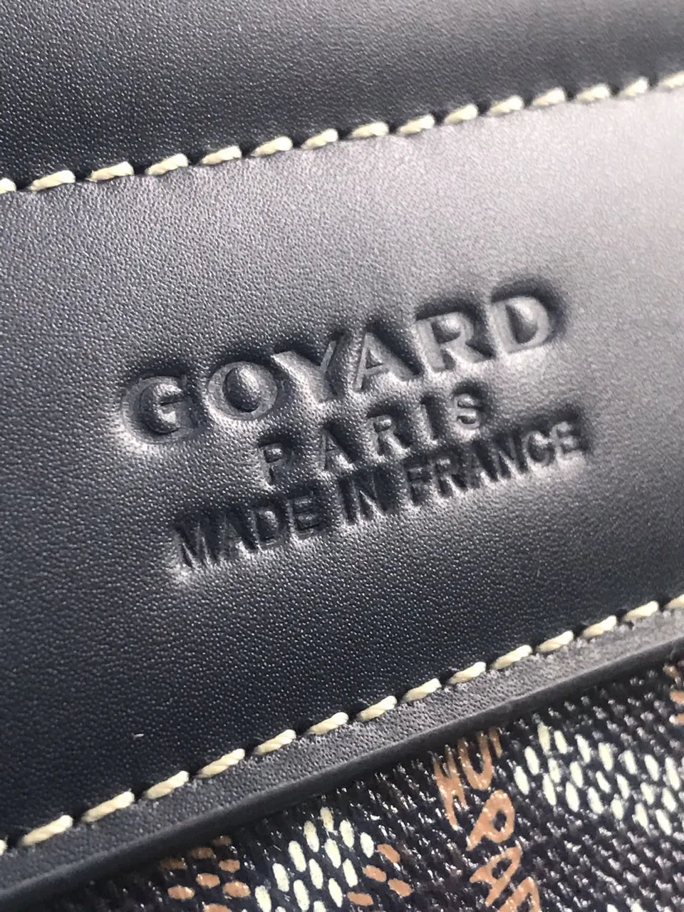 Goyard Navy Blue Cartable - Hình 6