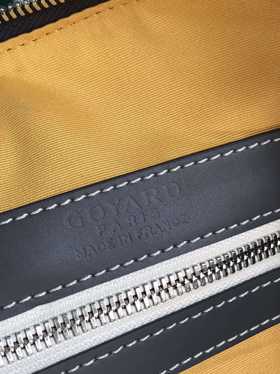 Goyard Black Monogram Travel Bag - Hình 8