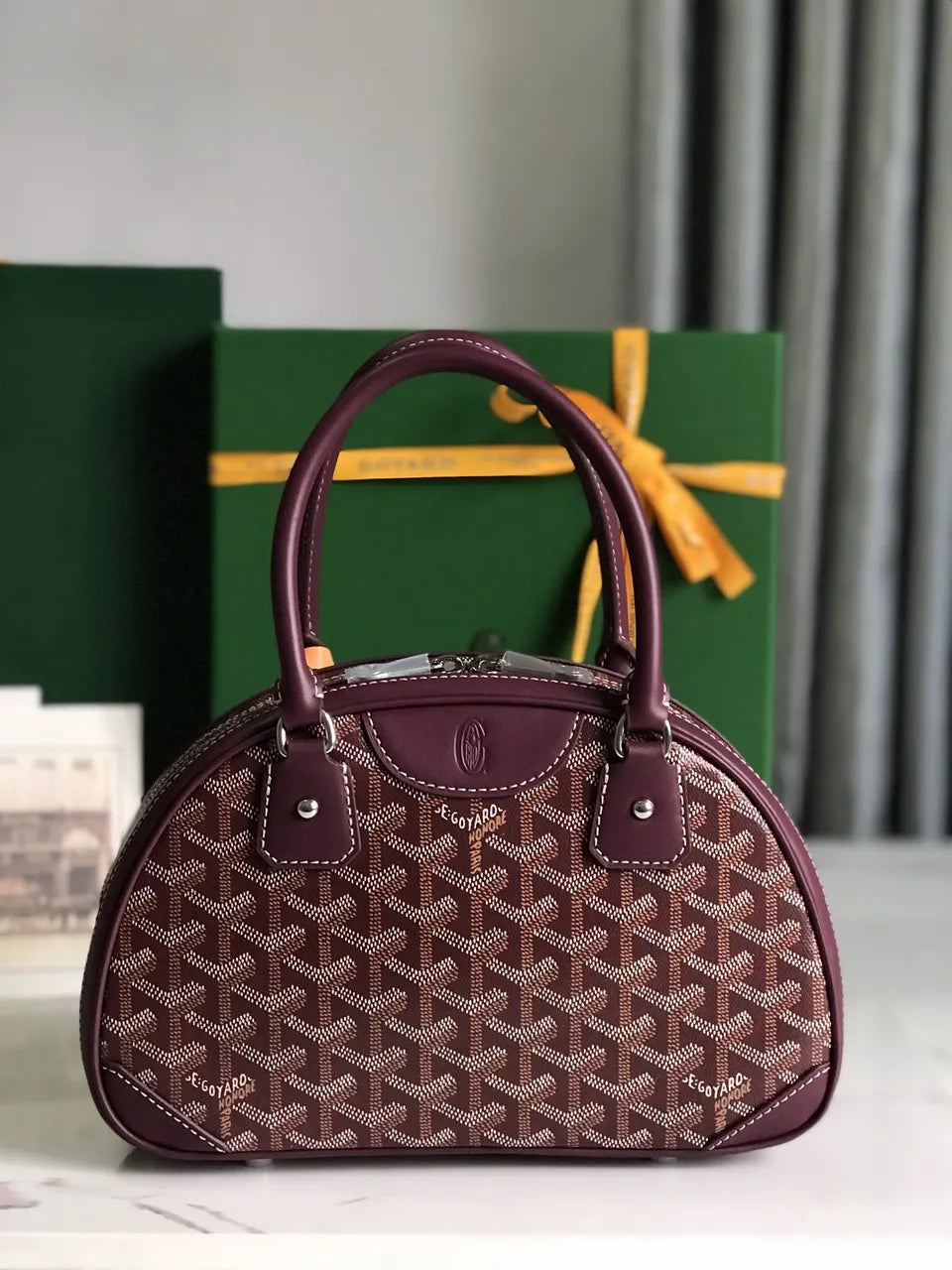 Goyard Plum Dome Bag