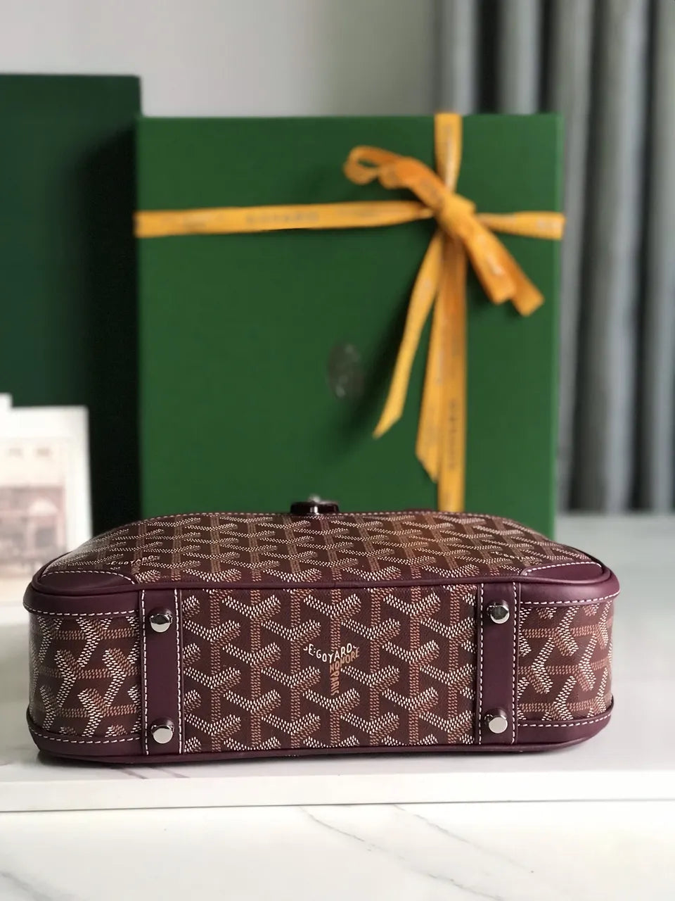 Goyard Plum Dome Bag - Hình 5