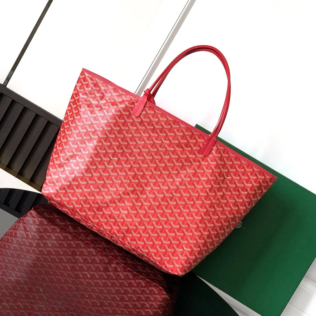 Goyard Coral Red Tote - Hình 2