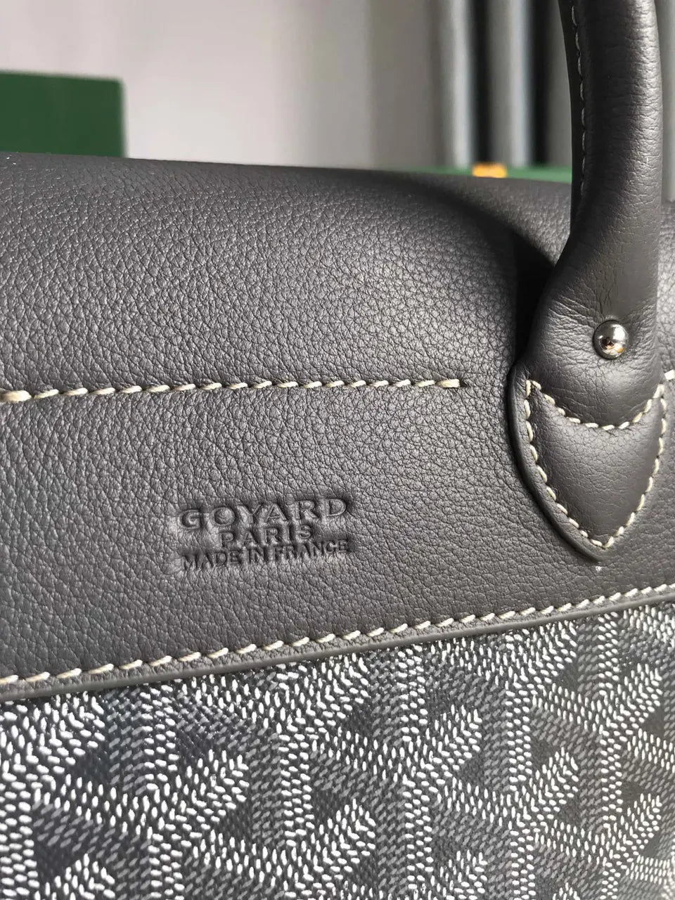 Goyard Black Monogram Isla Backpack - Hình 5