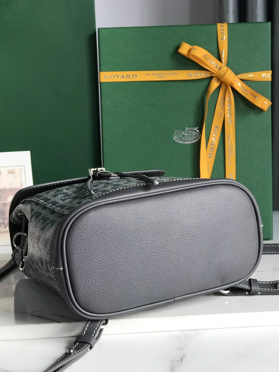 Goyard Black Monogram Isla Backpack - Hình 3