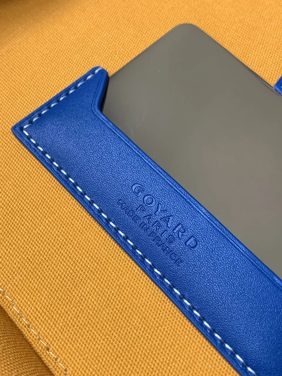 Goyard Royal Blue Vanity Case - Hình 8