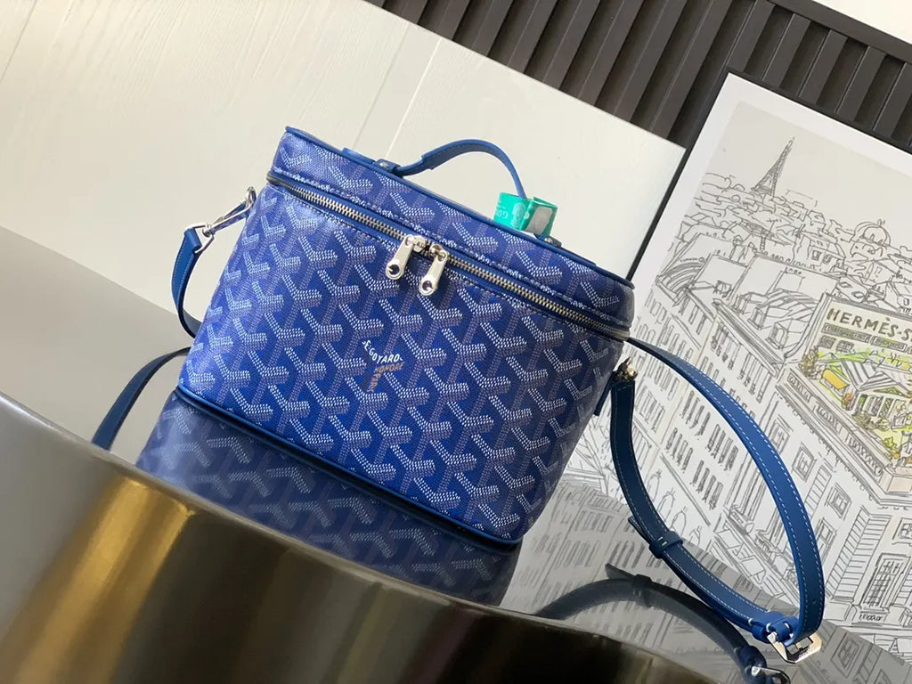 Goyard Royal Blue Vanity Case