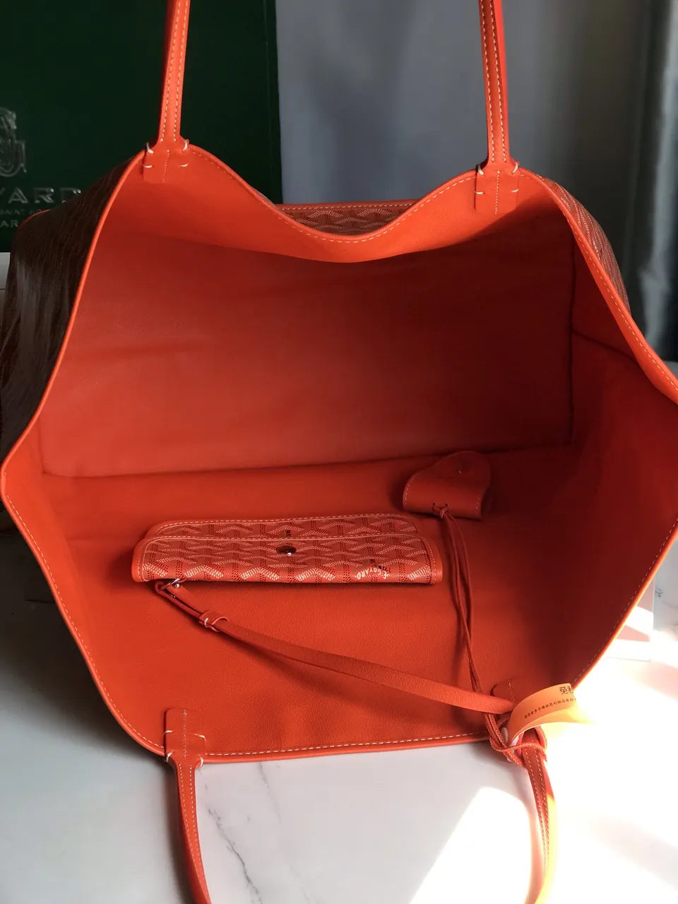 Goyard Orange St. Louis XL - Hình 7