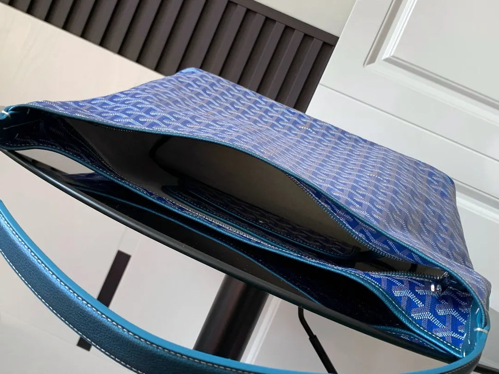 Goyard Blue Vendôme Hobo Bag - Hình 8