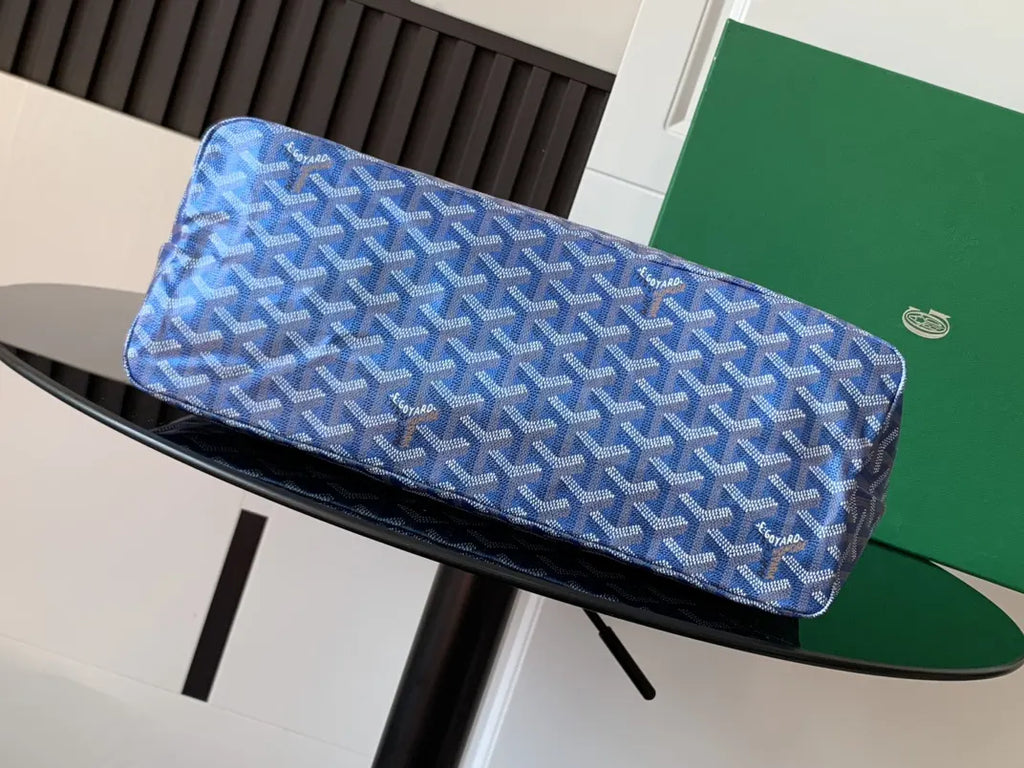 Goyard Blue Vendôme Hobo Bag - Hình 4