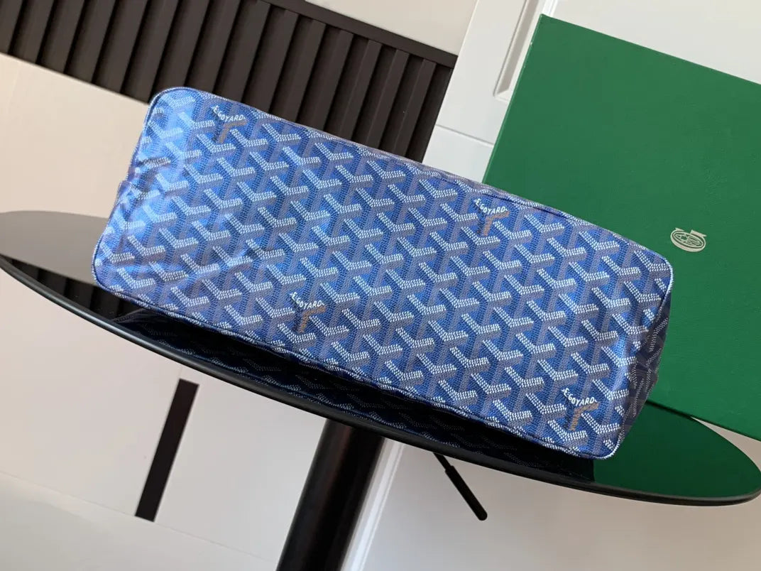 Goyard Blue Vendôme Hobo Bag - Hình 4