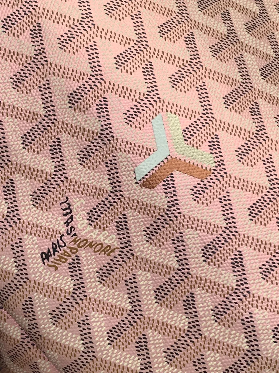 Goyard St. Louis Pink Bag - Hình 7