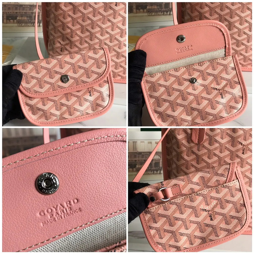 Goyard Rose Salmon Artois MM - Hình 9