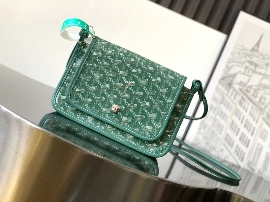 Goyard Green Goyardine Camera Bag