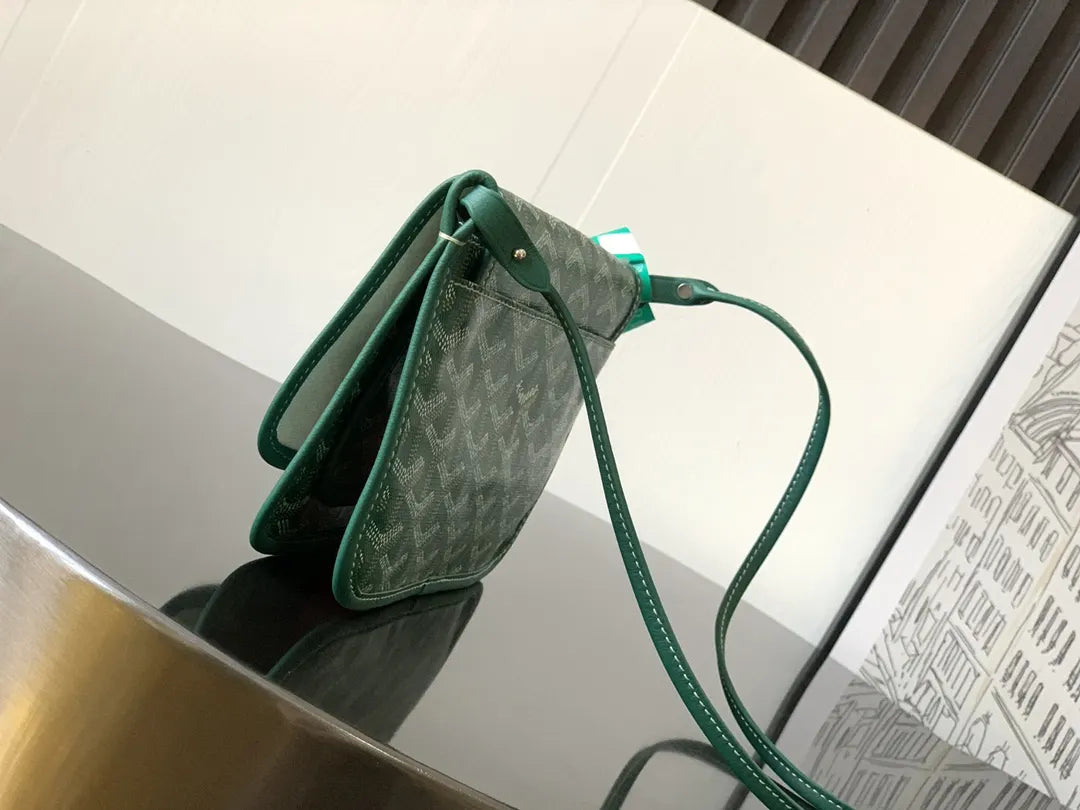 Goyard Green Goyardine Camera Bag - Hình 2