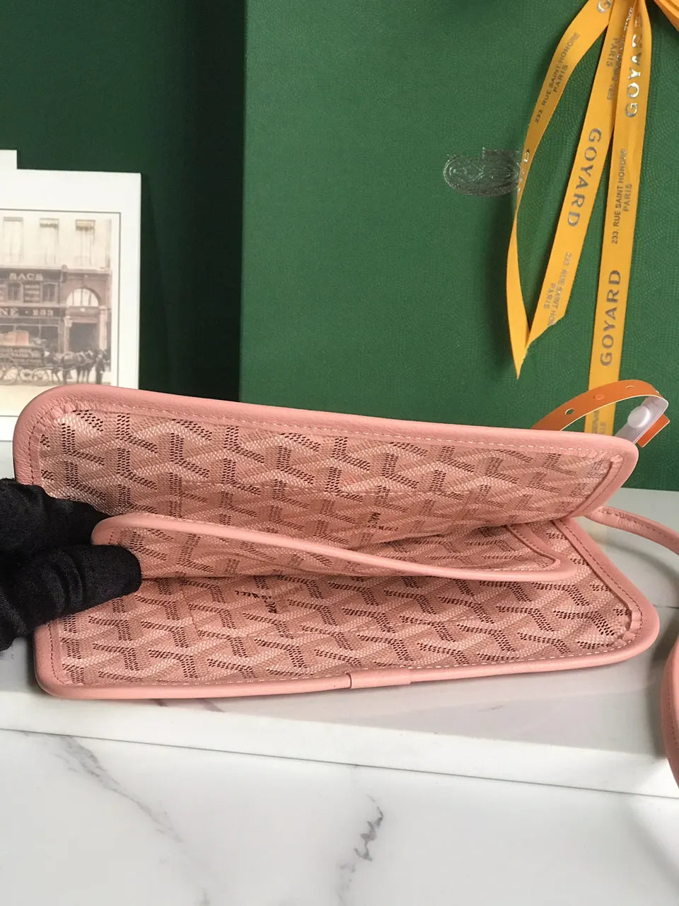 Goyard Pink Monte Carlo Bag - Hình 4