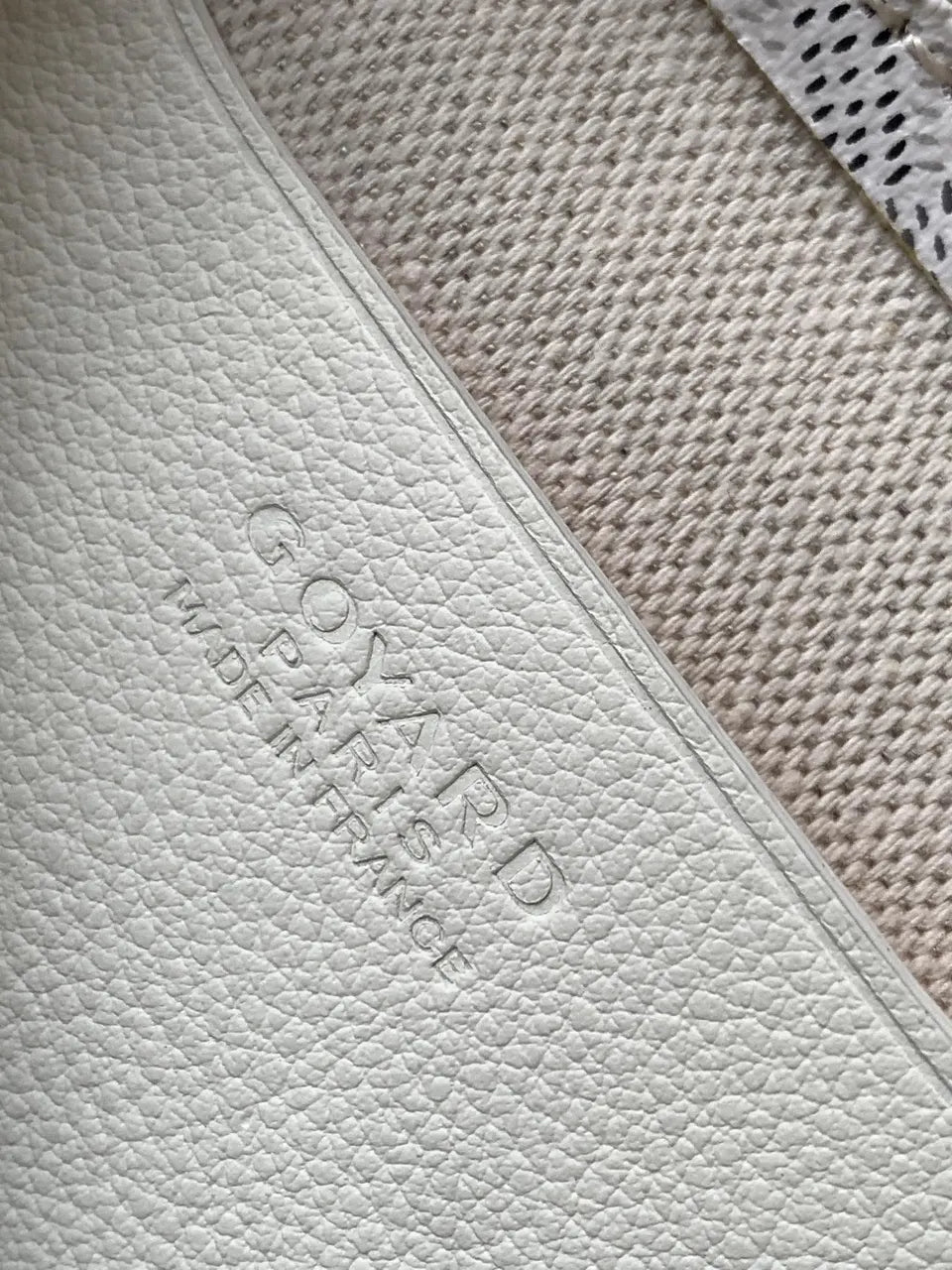 chic Goyard White Goyardine Minaudiere - Hình 8